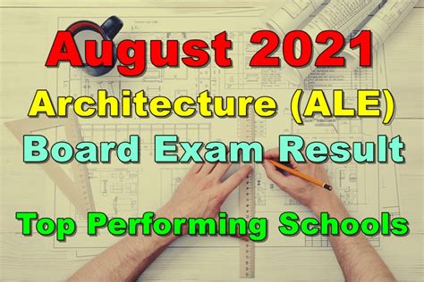 architecture exam result|P.